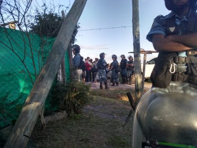 toma de tierras policía bonaerense